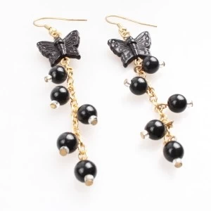 Китай Butterfly fashion jewelry 2 gram gold beautiful designed earrings E30078 производителя