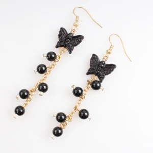 Butterfly fashion jewelry 2 gram gold beautiful designed earrings E30078