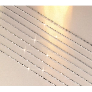 China Manufacturer Sterling Silver Chain Necklace without Pendant