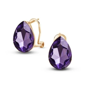 الكريستال المجوهرات بالجملة الاوروبيه والامريكيه الغلاف الجوي الكريستال الأقراط المياه قطرات الماس الحقيقي الأقراط