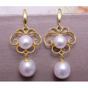 Curtain jewelry manufacturer silver gold plated pearl jewelry sets for woman