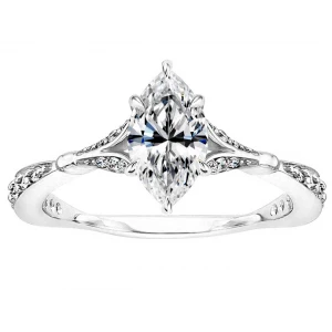 Custom Jewelry Rose Gold Plated Cubic Zirconia 925 Silver Ring Supplier in China