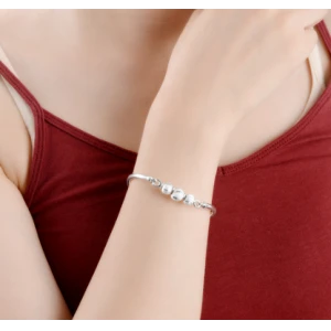 Custom Sterling Silver 925 Bracelet Beads Bangle Manufacturer