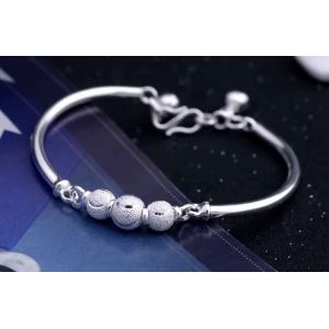 Custom Sterling Silver 925 Bracelet Beads Bangle Manufacturer
