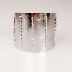 Custom design high quality copper gold plated fashion latest design bangle womens bracelets America jewellery online