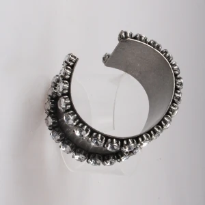 Custom design high quality die copper ancient silver plated friendship bracelets bangle womens bracelets artificial jewellery online