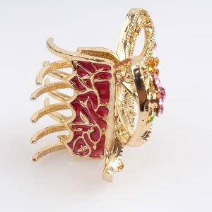 Cute japanese crystal butterfly for the wedding hair accessories H50009