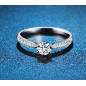 Diamond 18K White Gold Ring for Woman