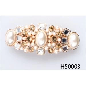 Çin Elegant trendy pearl adult cheap wedding hair accessories H50003 üretici firma