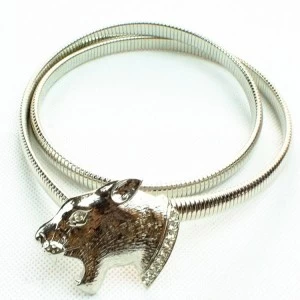 Китай Fancy stretch rhinestone chain punk fashion metal belt BT60078 производителя