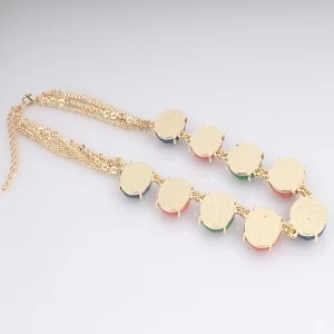 中国 Fashion Jewelry Wholesale Colorful Resin Necklace N90014 メーカー