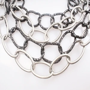 Fashion Statement Leather Chain Necklace