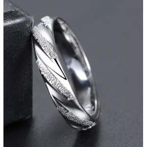Fashion Sterling Silver Ring for Men 99 Silver Boy Ring Manufacturer in China