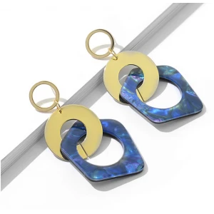 Fashion Zinc Alloy Gold Plating Stud Earrings Manufacturer in China