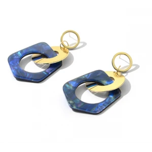 Fashion Zinc Alloy Gold Plating Stud Earrings Manufacturer in China