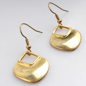 Fashion brand earrings gold square turkey earring E30181