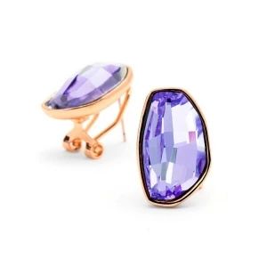 الهندسة العصرية النمساوية أقراط الكريستال الكورية المجوهرات علي الإنترنت