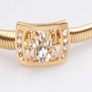 China Friendship crystal gold rhinestone elastic metal brass belt BT60049 manufacturer