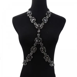 中国 Full Glass Crystal Body Chain Choker Necklace Women Jewelry 2018 メーカー