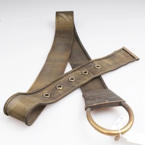 Gold metal skinny elastic waistband wholesale waist belt BT60037