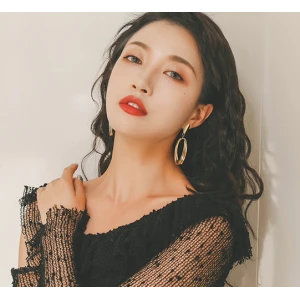 High Quality 18k rose gold stud earrings for woman