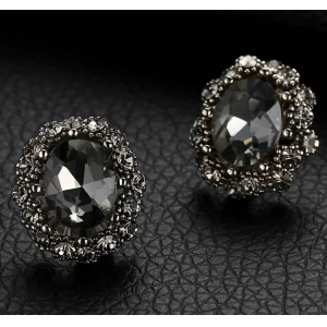 High Quality Manufacturer Zinc Alloy Stud Earrings for Woman
