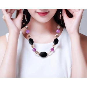 High Quality Natural Agate Long Sweater Chain Manufacturer in China