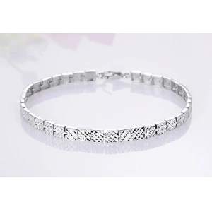 High Quality White Platinum Gold Bracelet Bangle Manufacturer in China