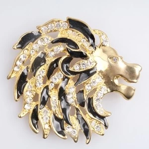 Cina Horse gold metal brooches men s china wholesale brooch P80004 produttore