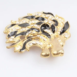 Horse gold metal brooches men s china wholesale brooch P80004