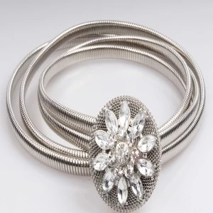 Κίνα Hot cheaper crystal flower for dress waistband waist belt BT60030 κατασκευαστής