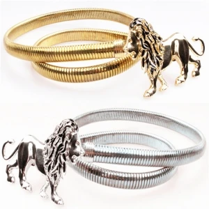 Indian gold plated party lion man fashion hot belt BT60012