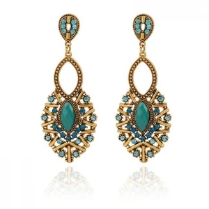 Jewelry Fancy designer exotic earrings for women Rhinestone dangle earrings
