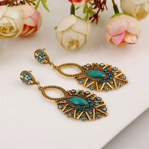 Jewelry Fancy designer exotic earrings for women Rhinestone dangle earrings