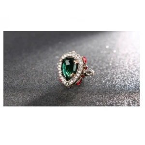 Jewelry Ring Display Customized Vintage Ruby Big Classic Hand Ornament Rings Big Diamond Rings