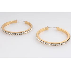 Jewelry Whole Sale China Earring Jewelry Stainless Steel Big Circle Hoop Earrings as Gift