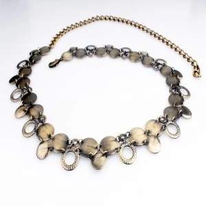 China Ladies fashion fancy decoration gold belly dance coin belt BT60064 Hersteller