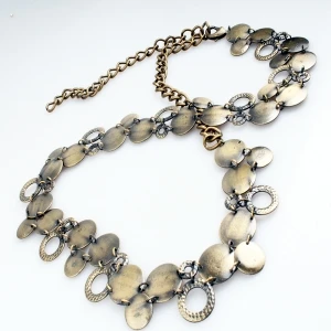 Ladies fashion fancy decoration gold belly dance coin belt BT60064