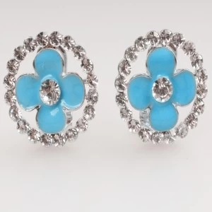الصين Latest design made in korea colorful clover earring E30089 الصانع