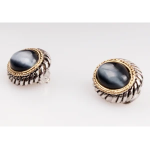 Latest fashion design Black Bead stud earrings jewelry wholesale Earrings accessories