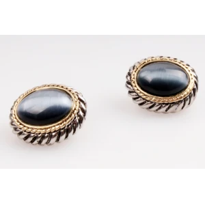 Latest fashion design Black Bead stud earrings jewelry wholesale Earrings accessories