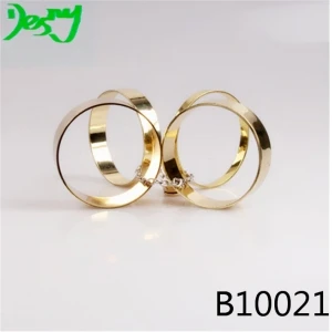 Latest gold design love lock key wholesale indian metal bangles