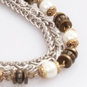 Long Multi Elements Layers Chains Necklace