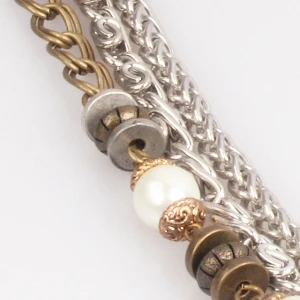 Long Multi Elements Layers Chains Necklace