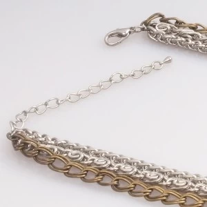 الصين Long Multi Elements Layers Chains Necklace الصانع