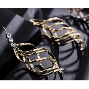 Long Style Plating 18K Tassels Earrings Manufacturer in China