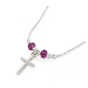 China Lovely Necklace for Girls With a Dainty Silver Cross Best Selling Newest Fashion Necklace manufacturer