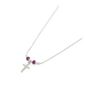 Lovely Necklace for Girls With a Dainty Silver Cross Best Selling Newest Fashion Necklace