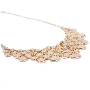 Necklace Vintage Openwork Bib Statement Jewelry  Sweater Pendant Necklace for Wemen