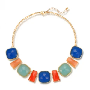 New Style Fashion Necklaces Short Jewellery Colorful Sweater Pendant for Wemen